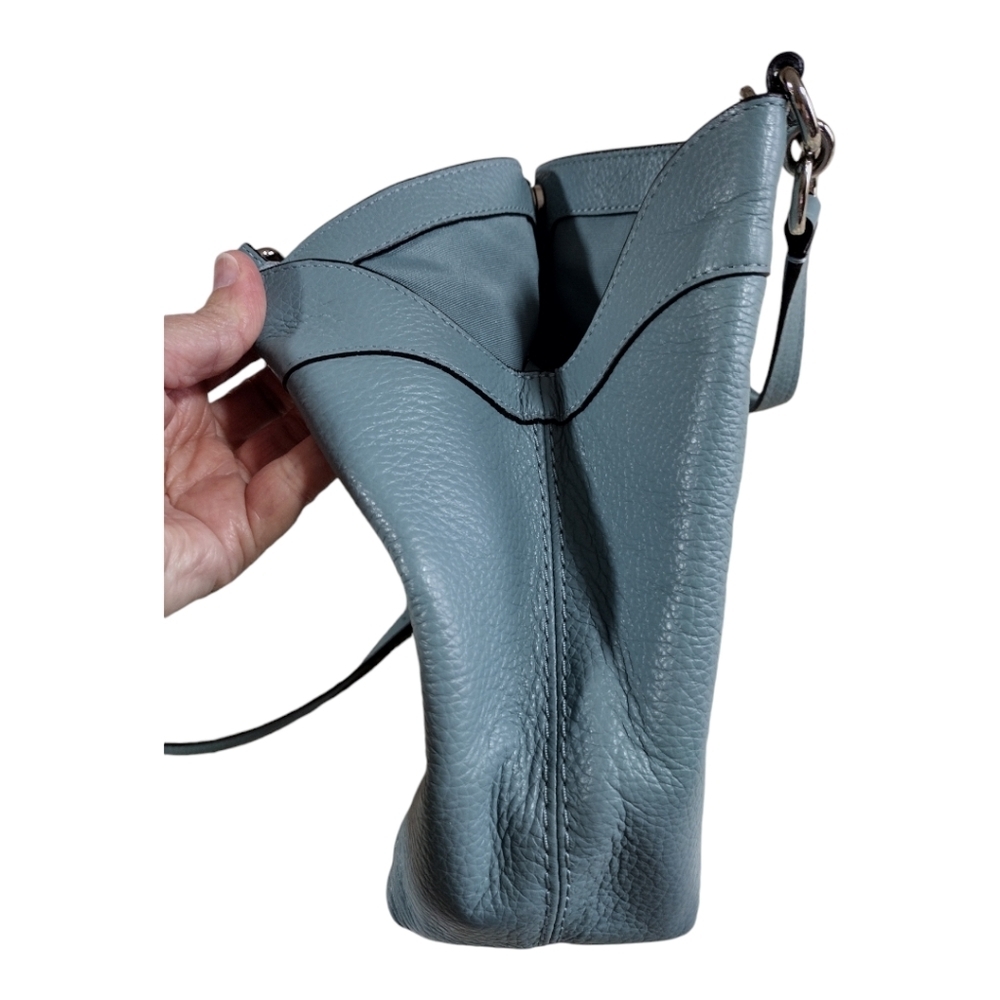 Coach Small Lexy Shoulder/Crossbody Bag Cloud Blue - Picture 9 of 15